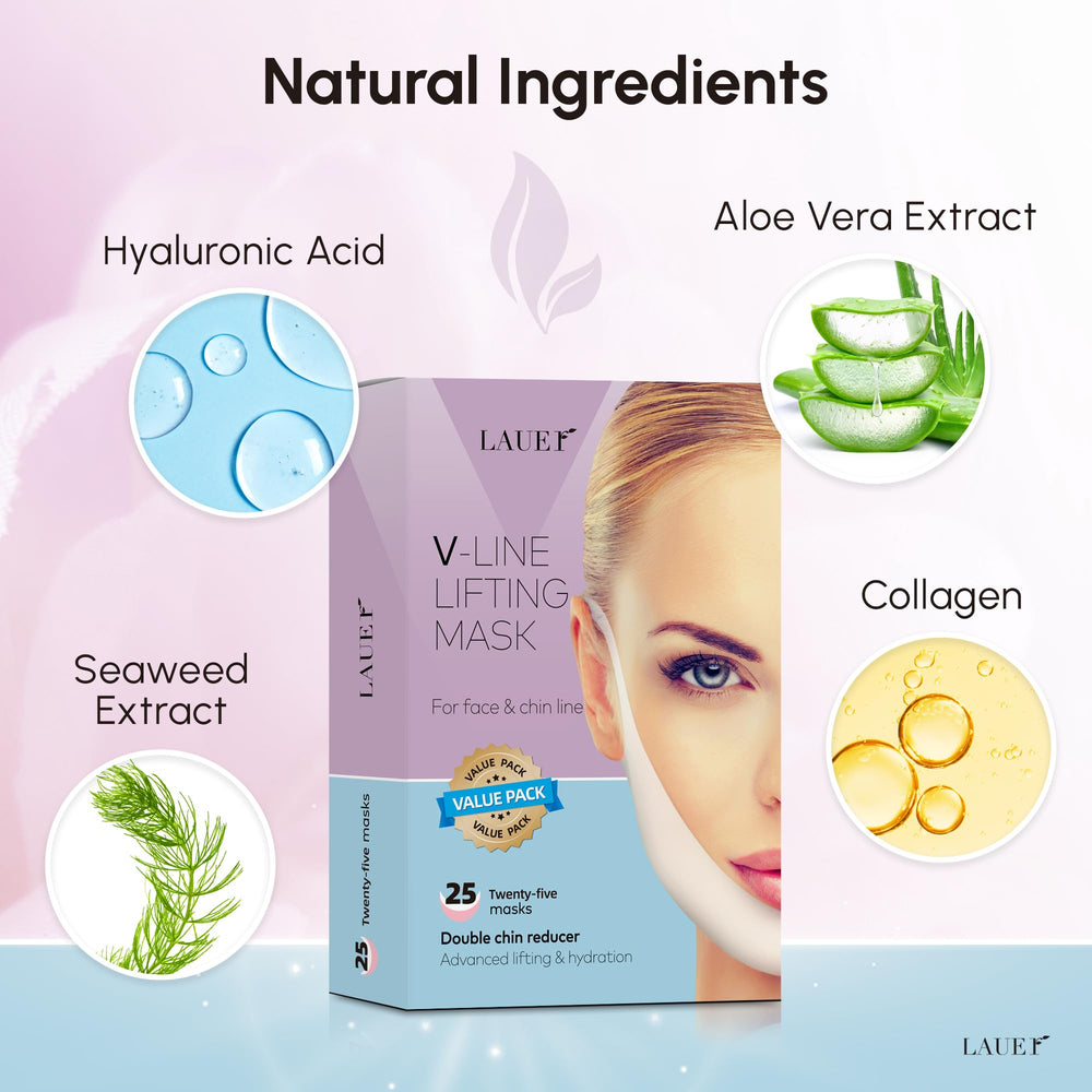 Lauer Cosmetic mascarilla con colágeno y ácido hialurónico, hidratación intensiva.
