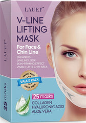 Lauer Cosmetic mascarilla linea V para contorno facial, definición de la mandíbula.