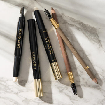 Laura Geller Bravo Brows rutina diaria para cejas con acabado natural