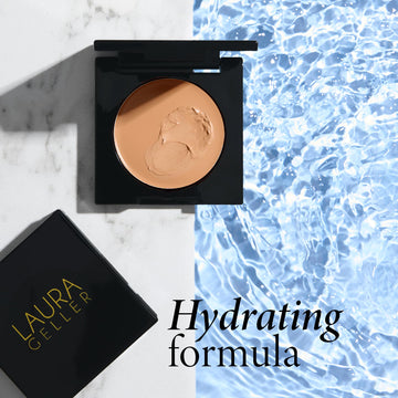 Laura Geller New York Concealer muestra de aplicación para corrección precisa en la piel.