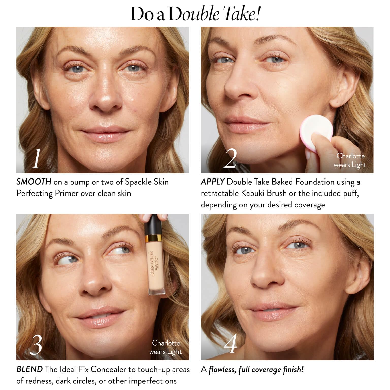 LAURA GELLER NEW YORK Baked Double Take, pensado para piel madura, evita aspecto cuarteado