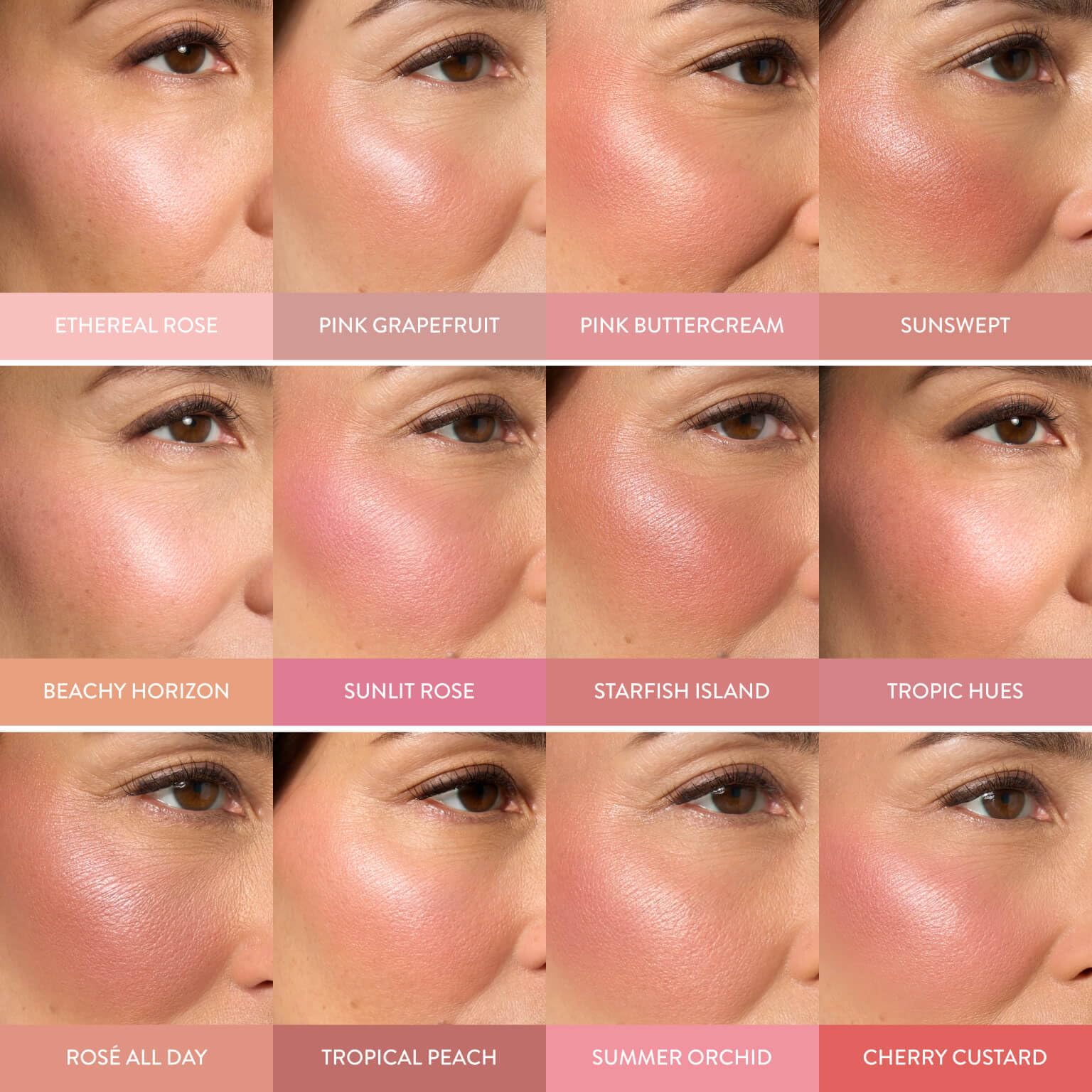 BLUSH LAURA GELLER NEW YORK pour finition satin naturelle sur les pommettes.