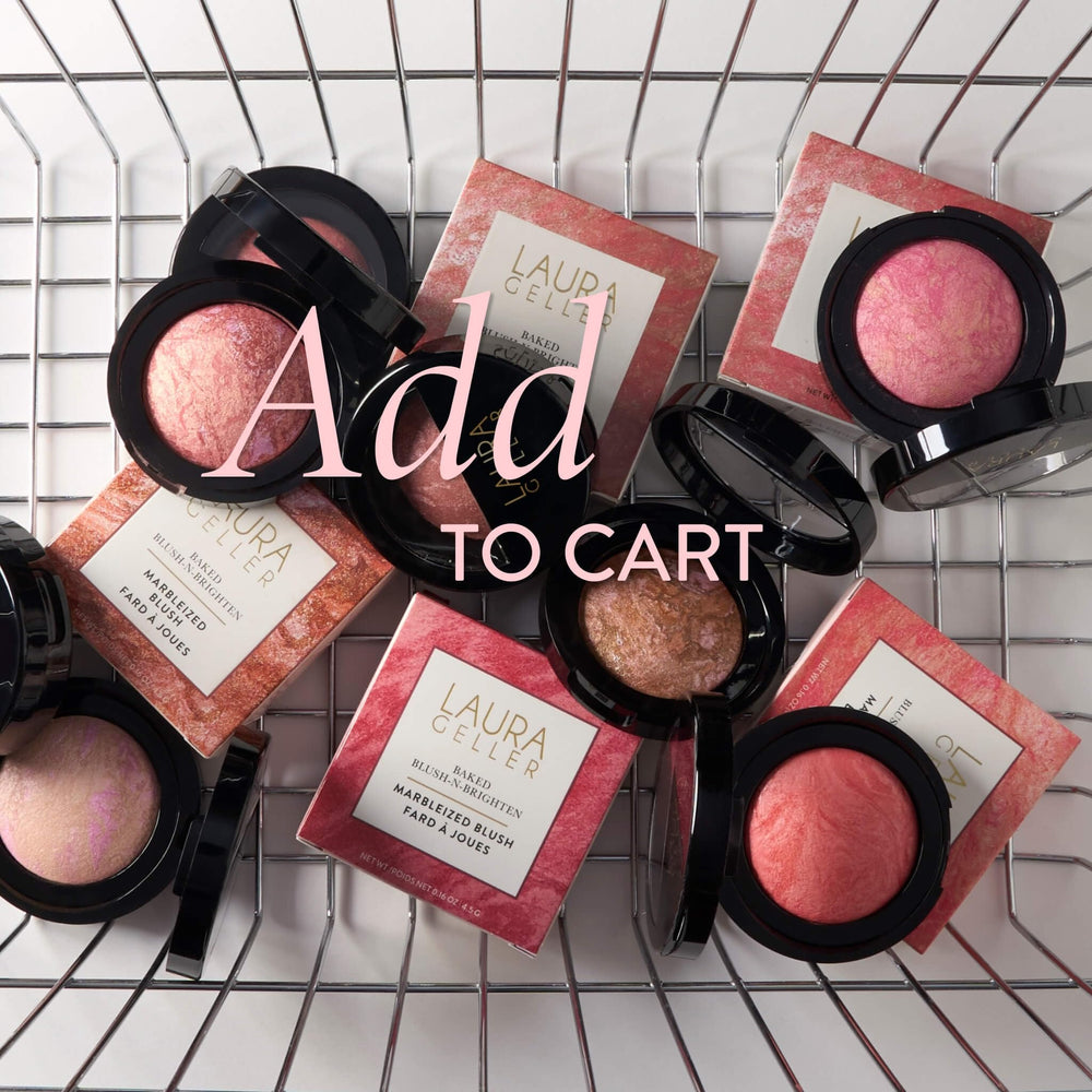 Aplicación suave con Laura Geller New York Blush-n-Brighten para difuminar