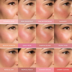Laura Geller New York Blush-n-Brighten texture cremeuse pour une application douce.