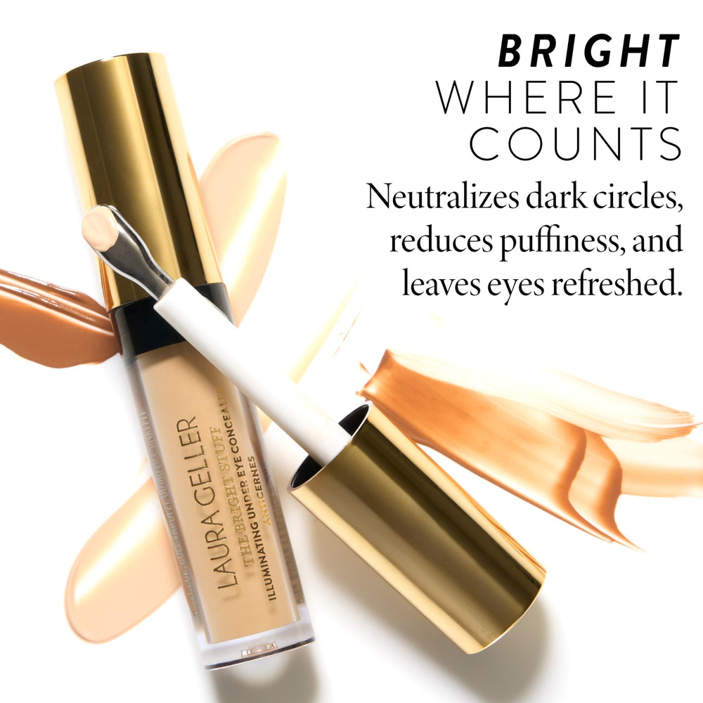 LAURA GELLER NEW YORK Cooling metal tip depuffs and refreshes while brightening pigments.