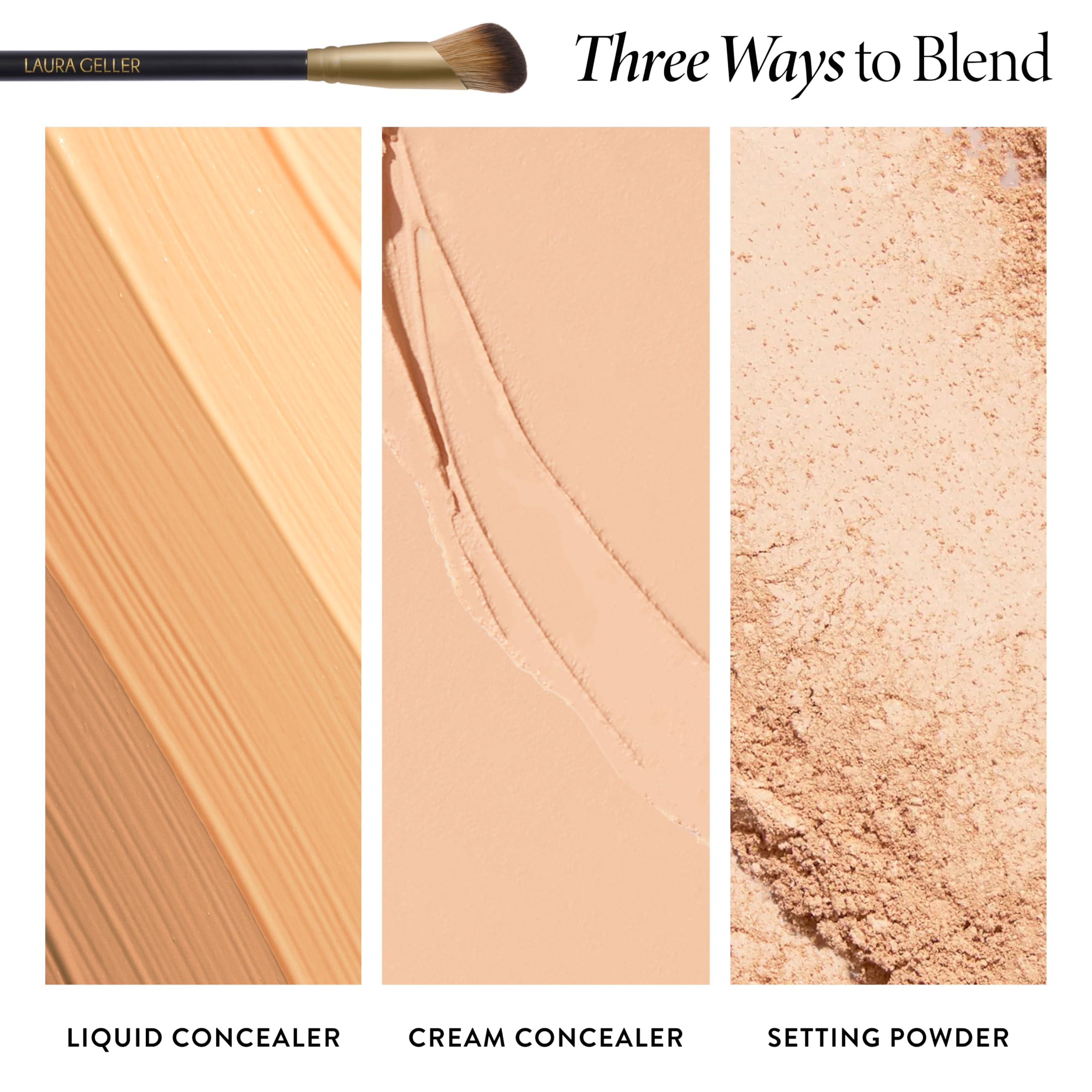 Aplicación precisa del color en el párpado con la brocha de Laura Geller New York