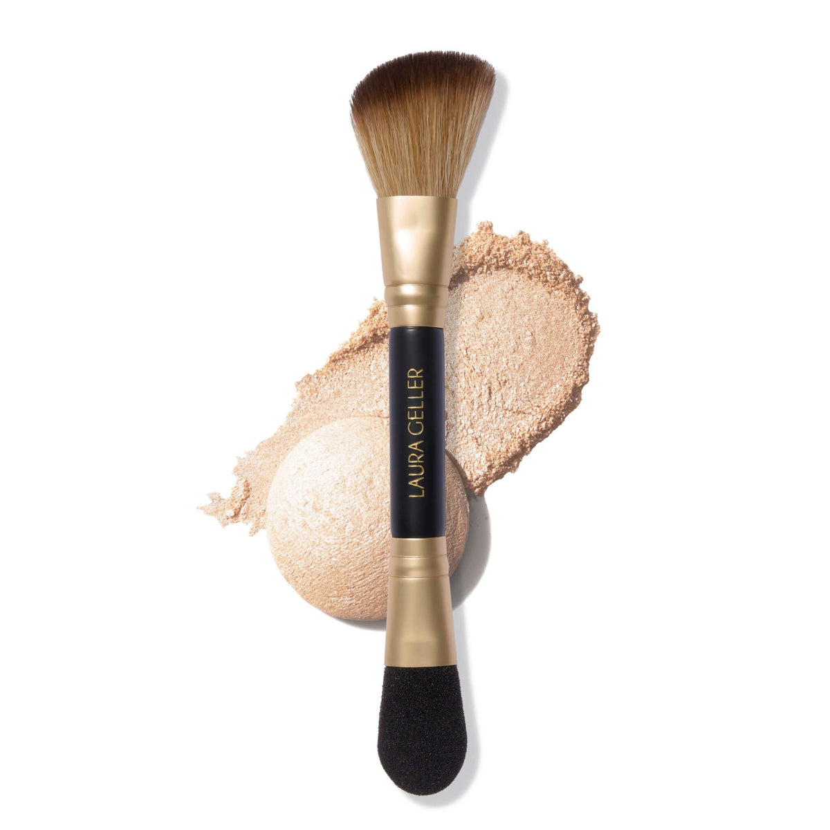 Laura Geller New York: brocha iluminadora dual para brillo natural