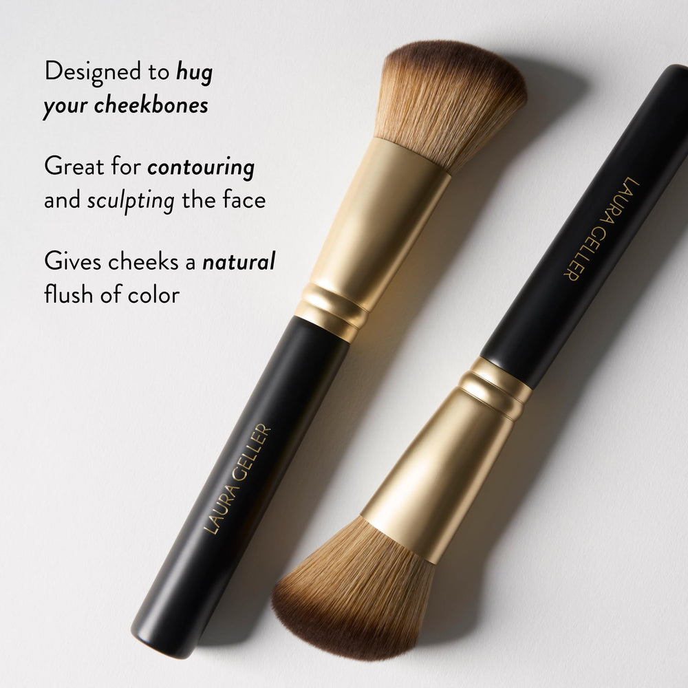 Brochas veganas de LAURA GELLER NEW YORK para un look ético.