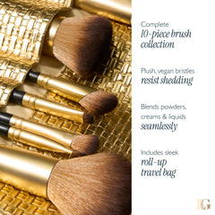 Brochas veganas suaves de Laura Geller New York, ideales para piel madura.