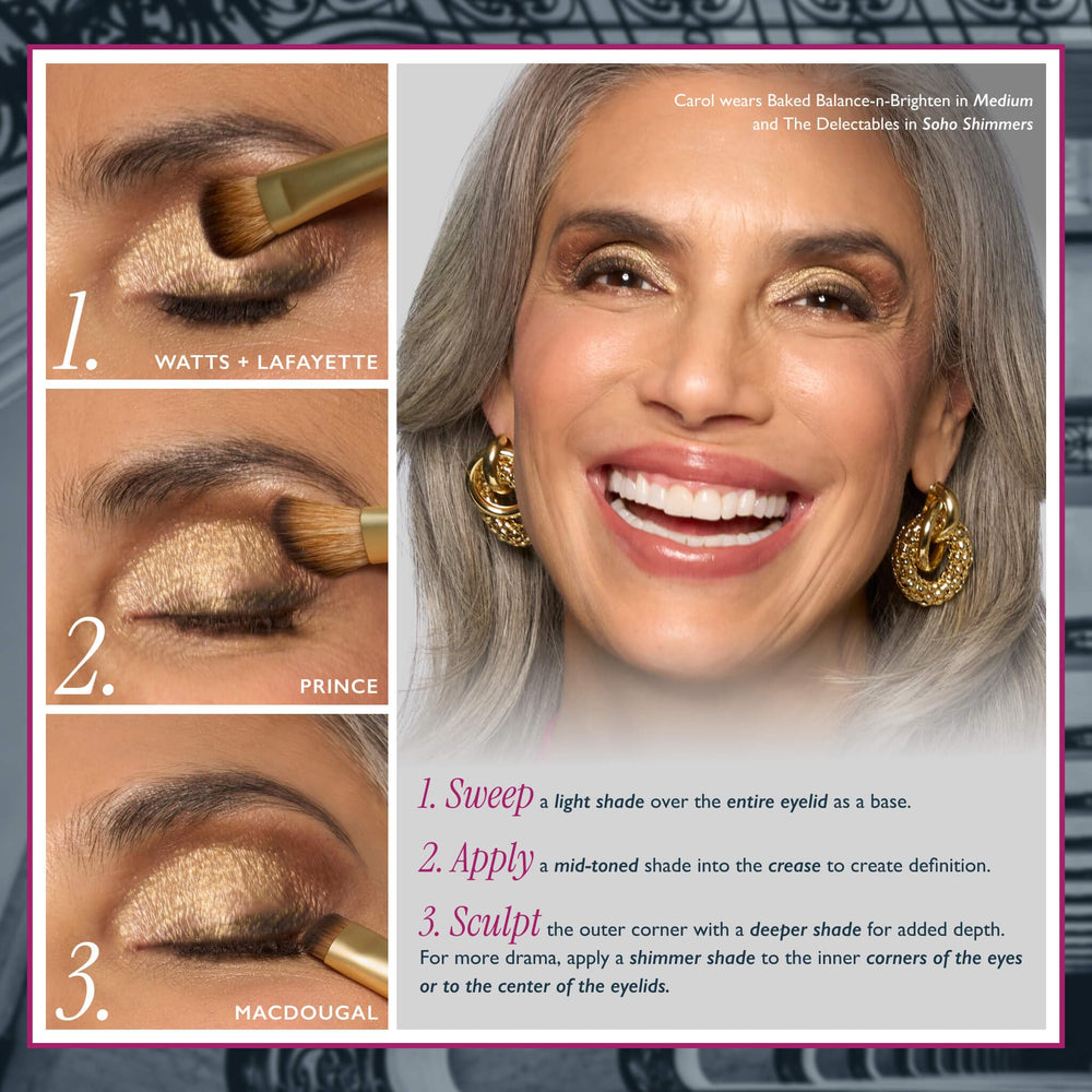 LAURA GELLER NEW YORK Delectable Delights: gama nacarada para looks versátiles y luminosos.