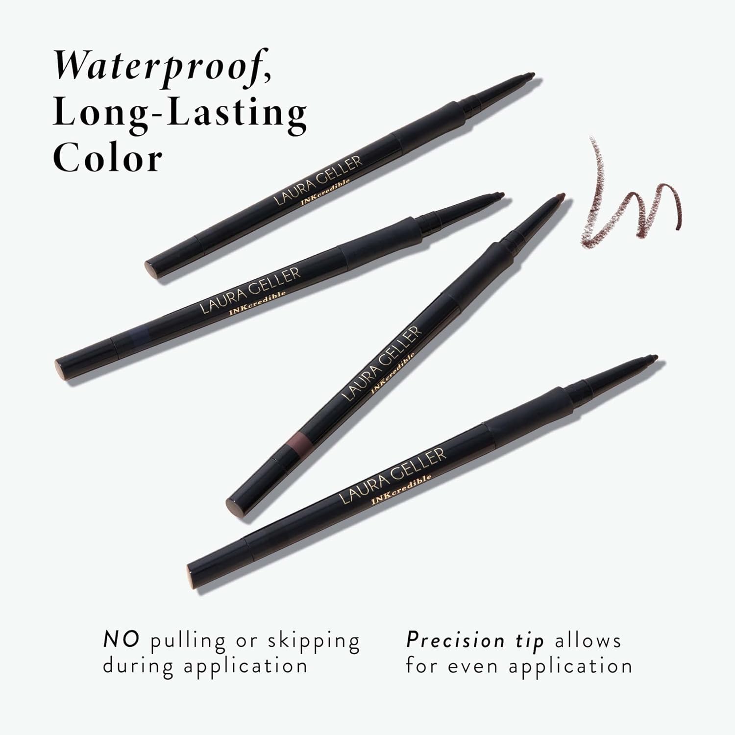 Delineador gel definición precisa para todo el día de Laura Geller New York.