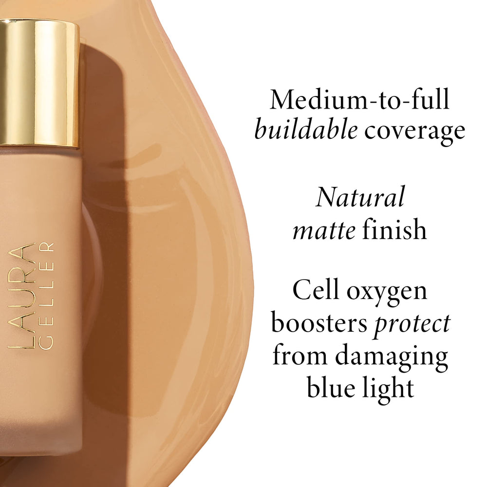 Double Take Liquid Foundation tono medio neutral para pieles medias