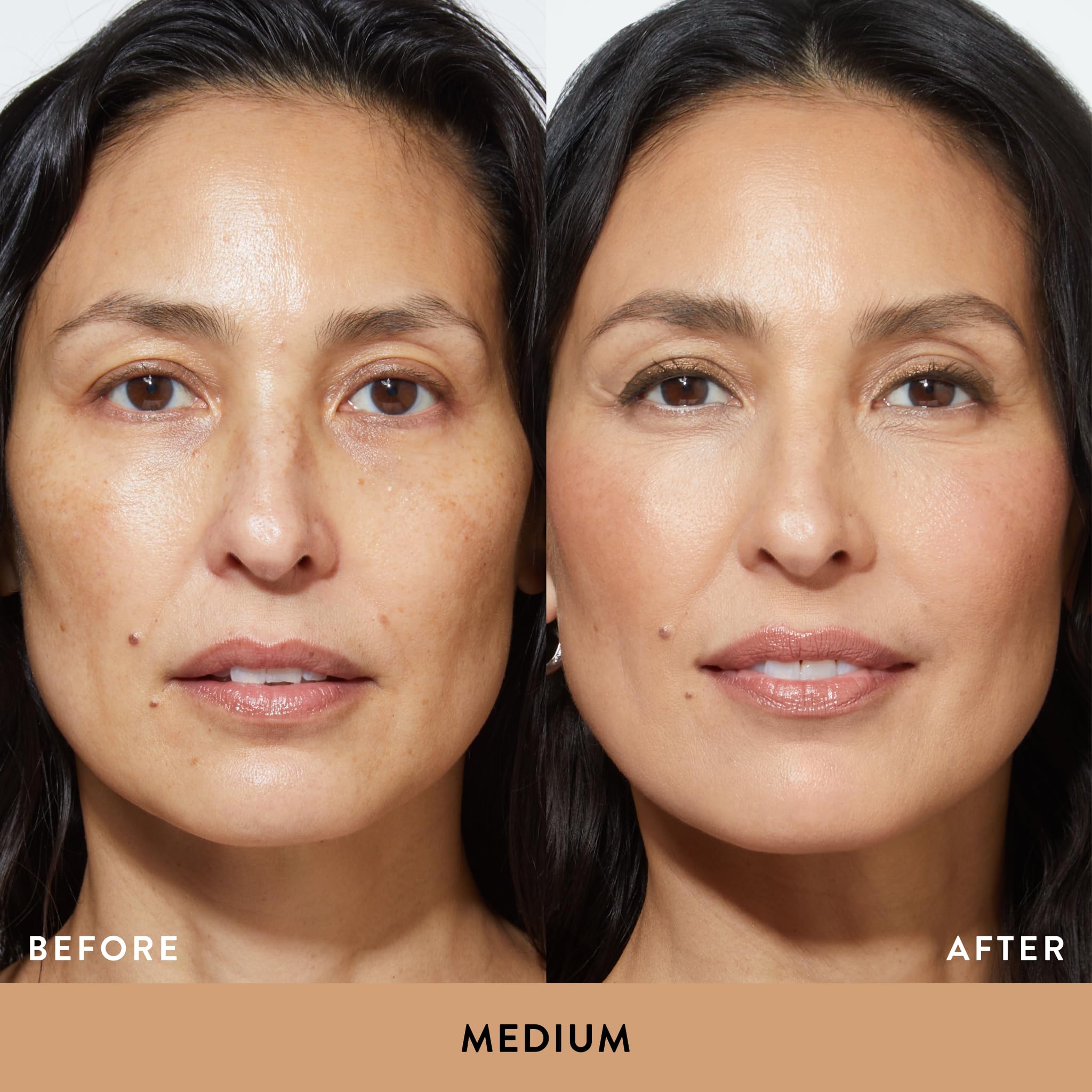 Laura Geller New York fundación con suero SPF50 tono medio
