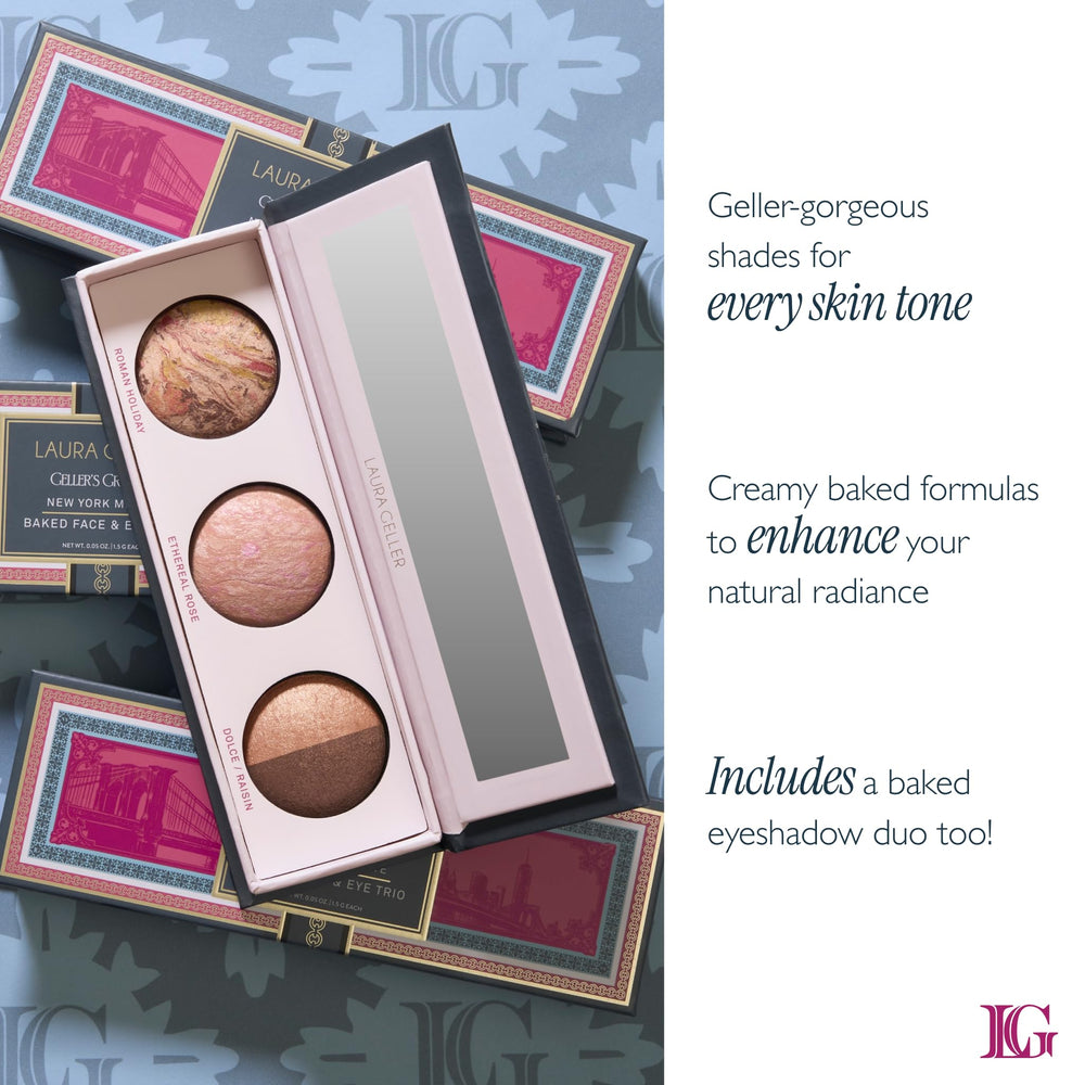 Palette visuelle Laura Geller: visage et yeux compacte pour look rapide
