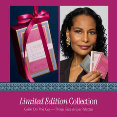 Laura Geller New York: trio de palettes compactes prête à offrir, pratique pour cadeaux.
