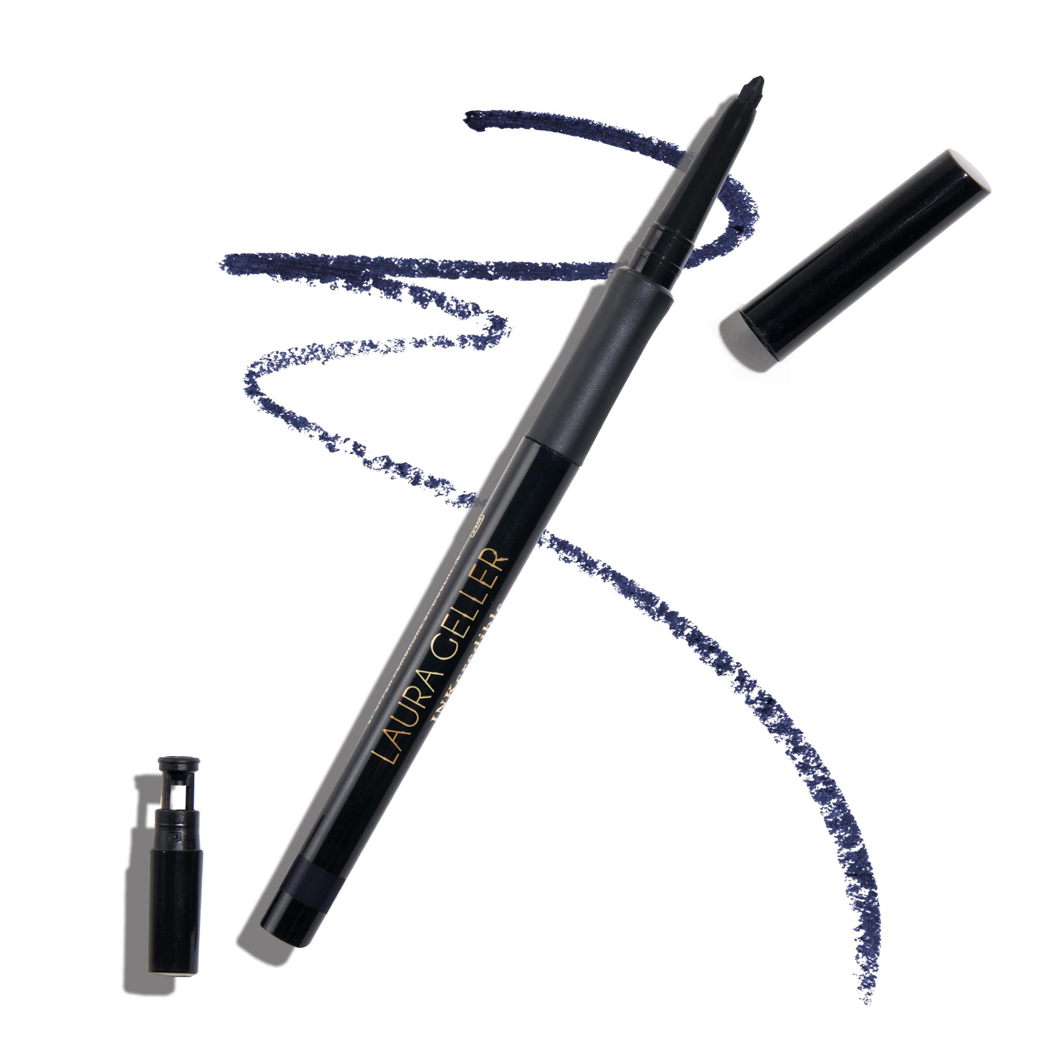 LAURA GELLER NEW YORK Inkcredible Gel Eyeliner Indigo Night con textura cremosa para delineado suave.