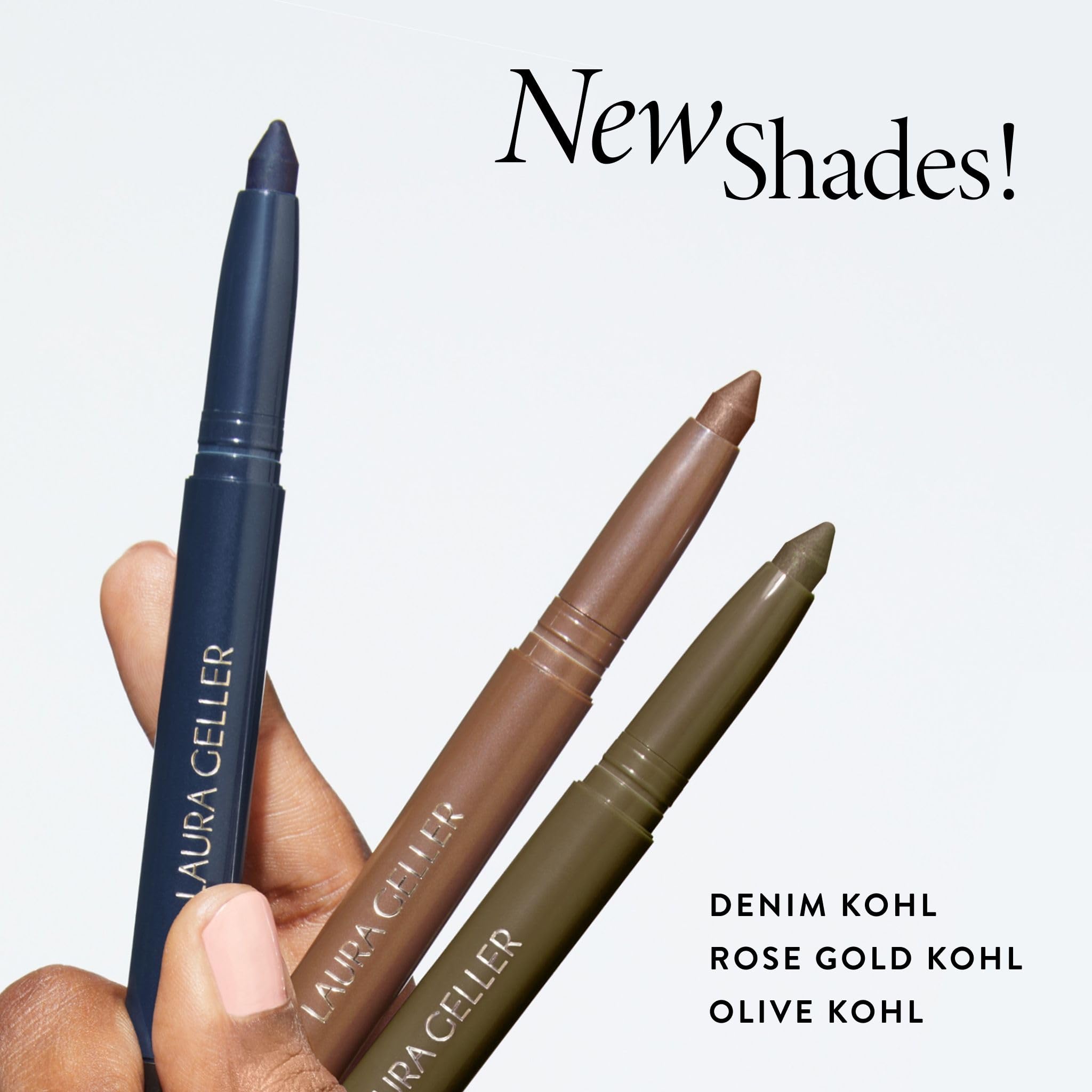 Laura Geller New York Kajal con afilador integrado en la tapa para trazos precisos.