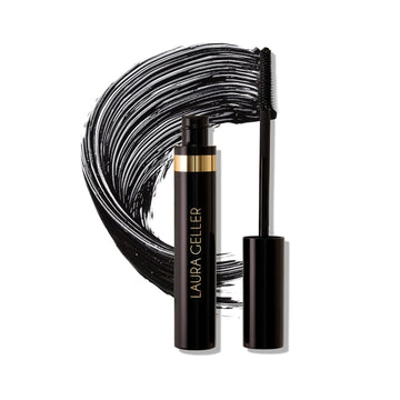 Laura Geller New York Mascara Kajal Larga Duración con aplicador curvador para rizos duraderos.