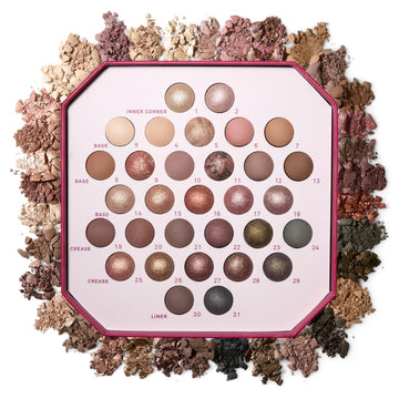 Laura Geller New York Paleta minimalismo sombras marmoladas para estilos versátiles.