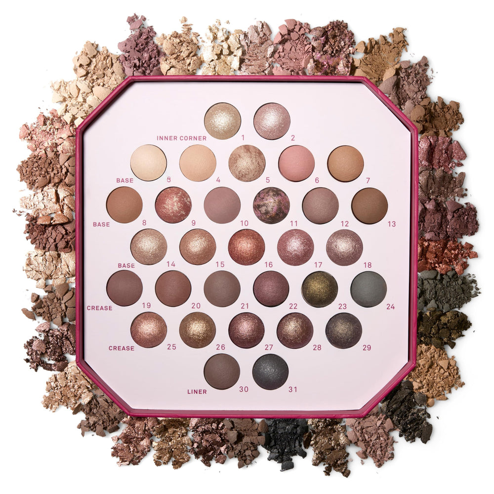 Laura Geller New York Paleta minimalismo sombras marmoladas para estilos versátiles.