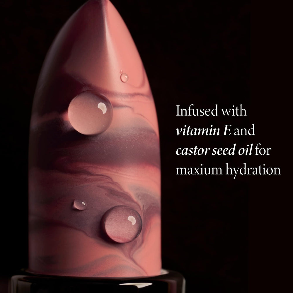 LAURA GELLER NEW YORK Prego model wearing lipstick on lips.