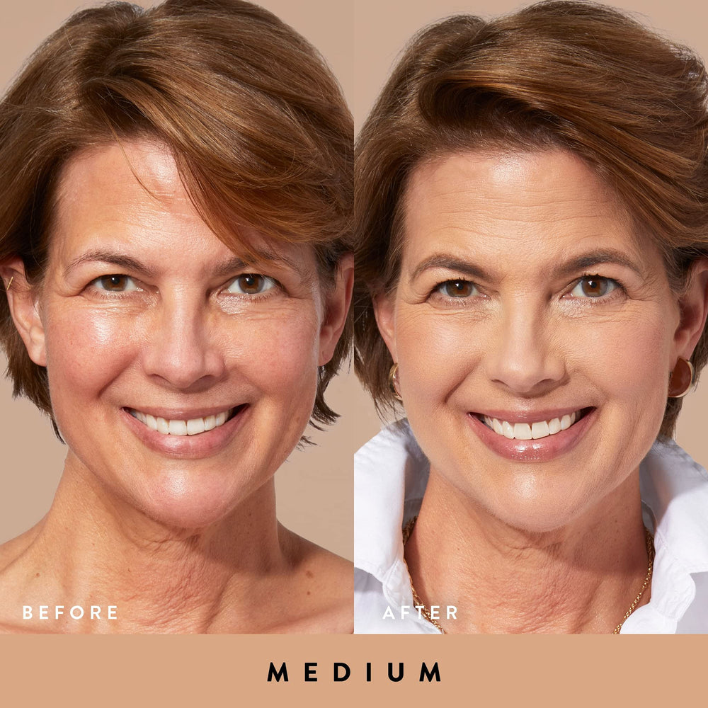 LAURA GELLER NEW YORK Quench-n-Tint – flacon transparent démontrant texture légère et fini naturel.