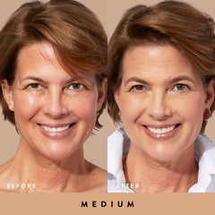 LAURA GELLER NEW YORK Quench-n-Tint – flacon transparent démontrant texture légère et fini naturel.