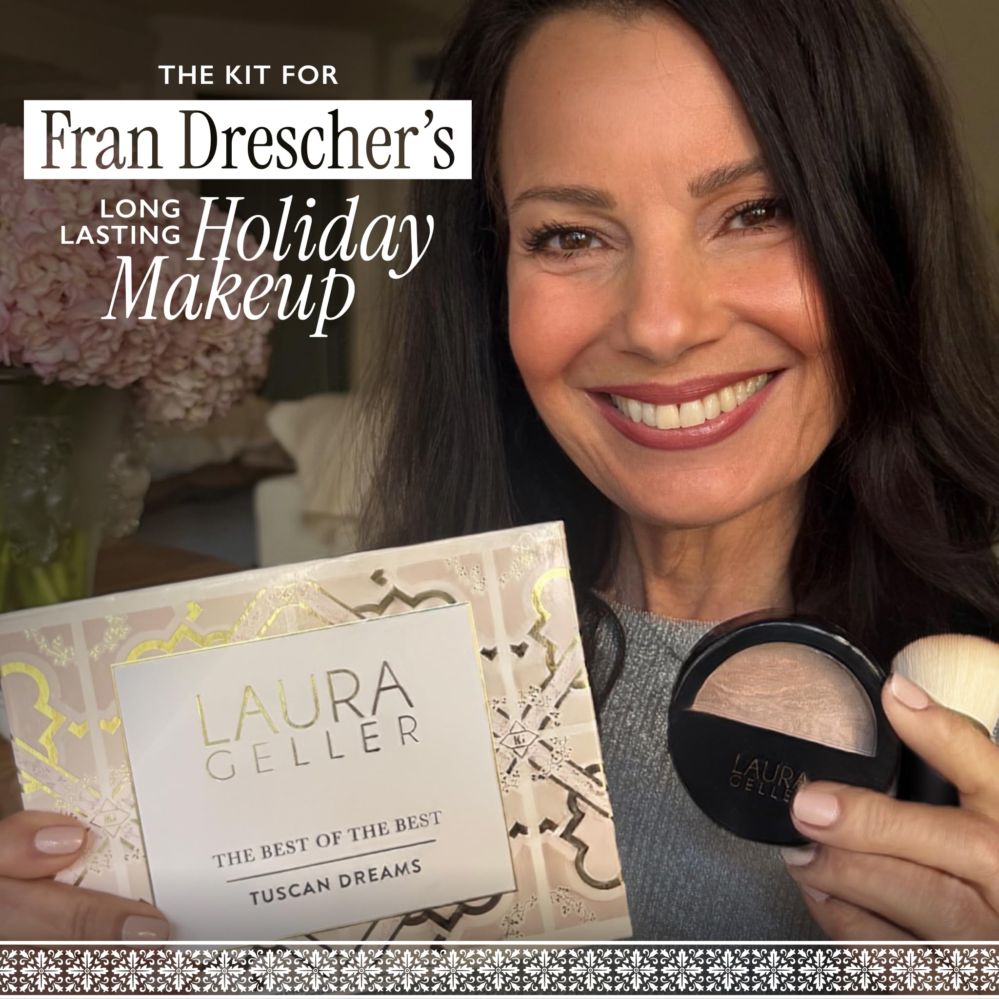 Regalo elegante de Laura Geller New York, kit de maquillaje para temporada.