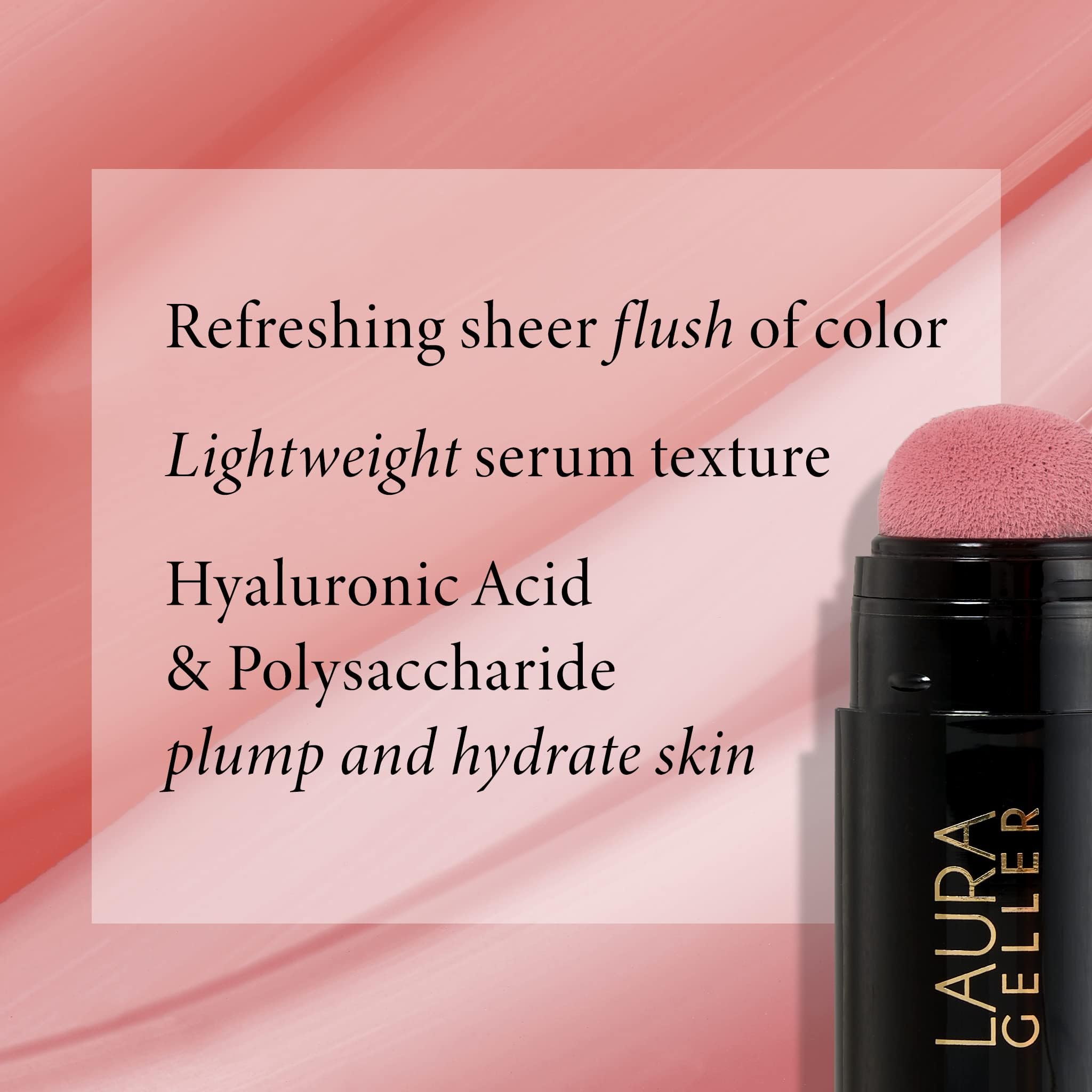 LAURA GELLER NEW YORK Serum Blush Tint teinte naturelle, application modulable.