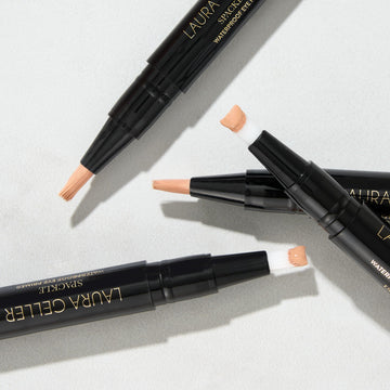 Primer de ojos de LAURA GELLER NEW YORK, acabado neutro mejora la duración de sombras.