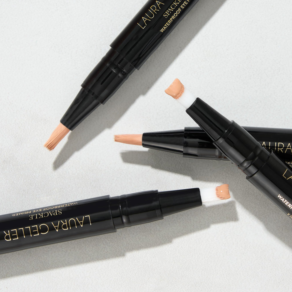 Primer de ojos de LAURA GELLER NEW YORK, acabado neutro mejora la duración de sombras.