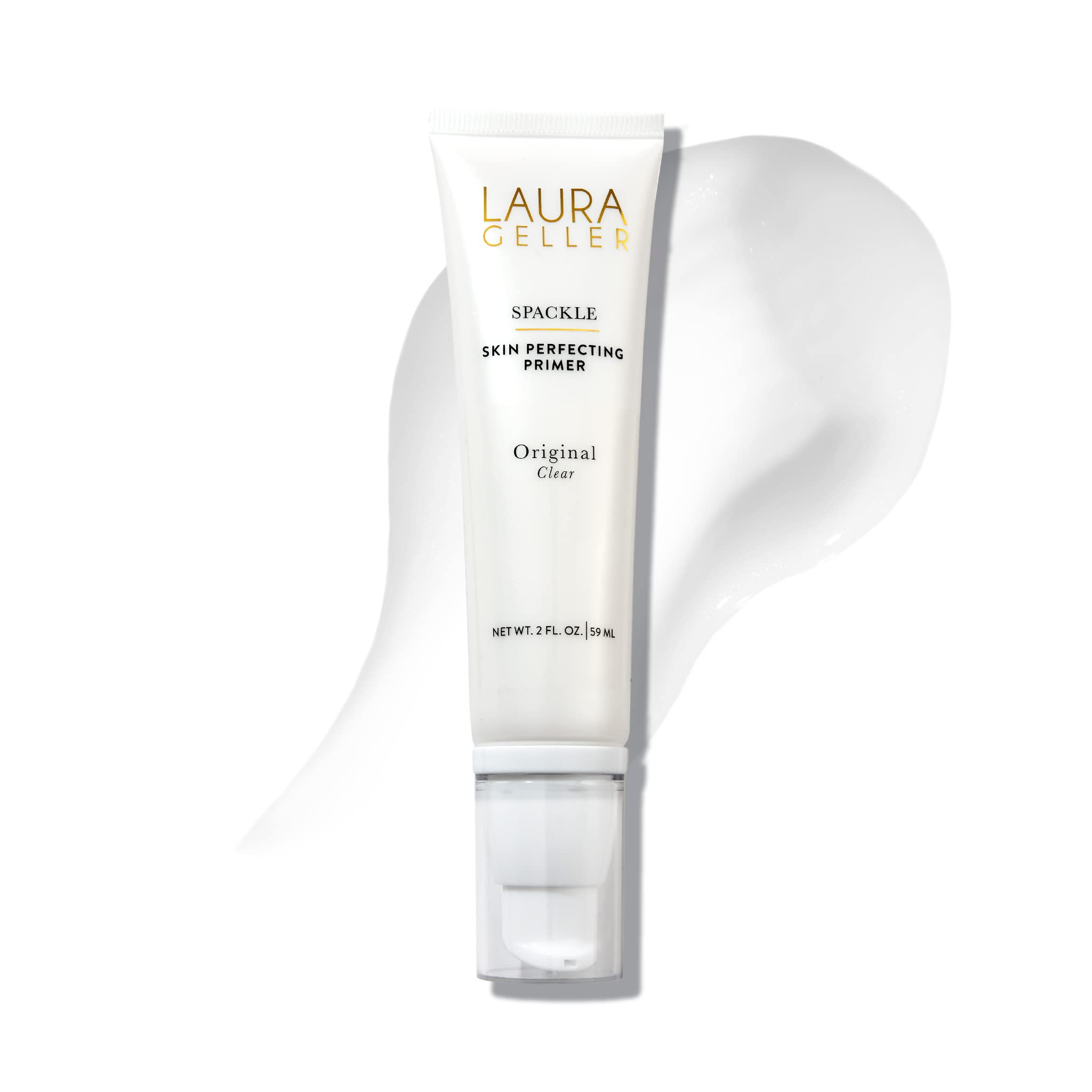 Laura Geller Spackle Primer Original en botella, primer suave para acabado duradero.