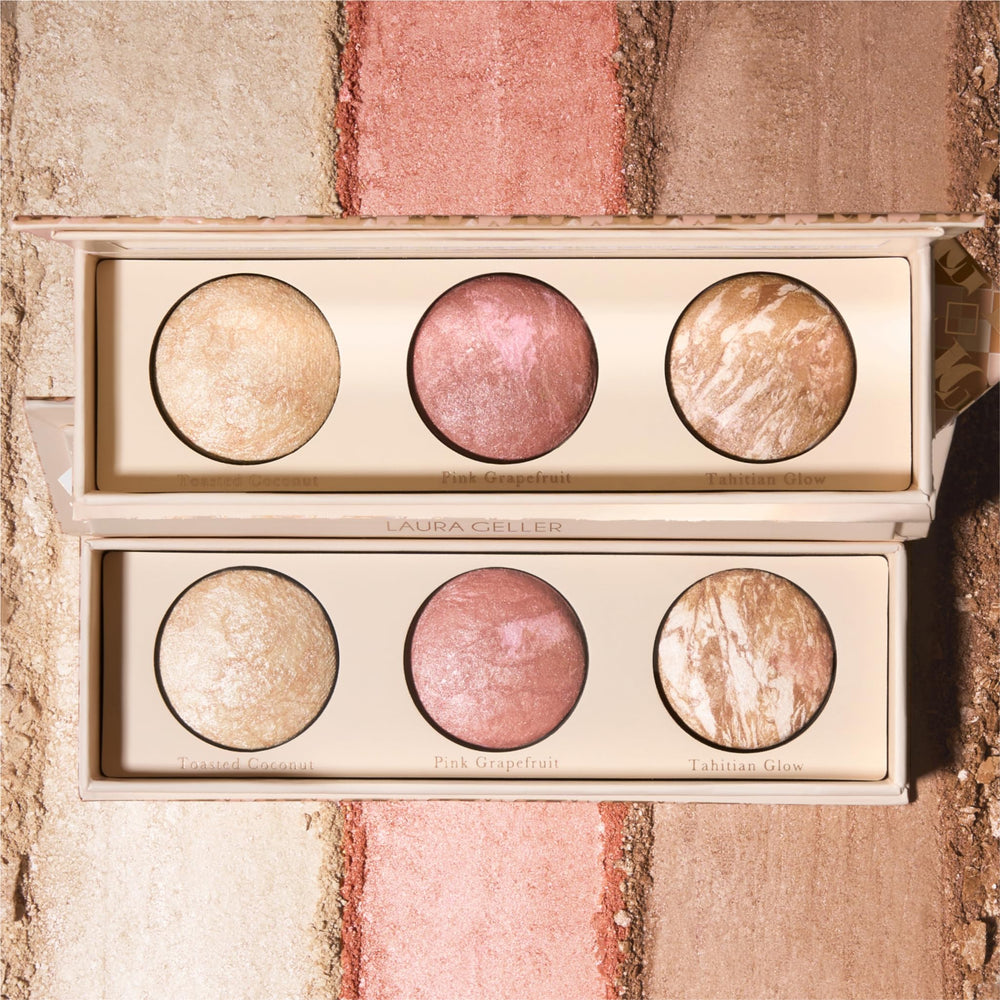 Laura Geller New York Lift-n-Glow paleta contorno y luminosidad.