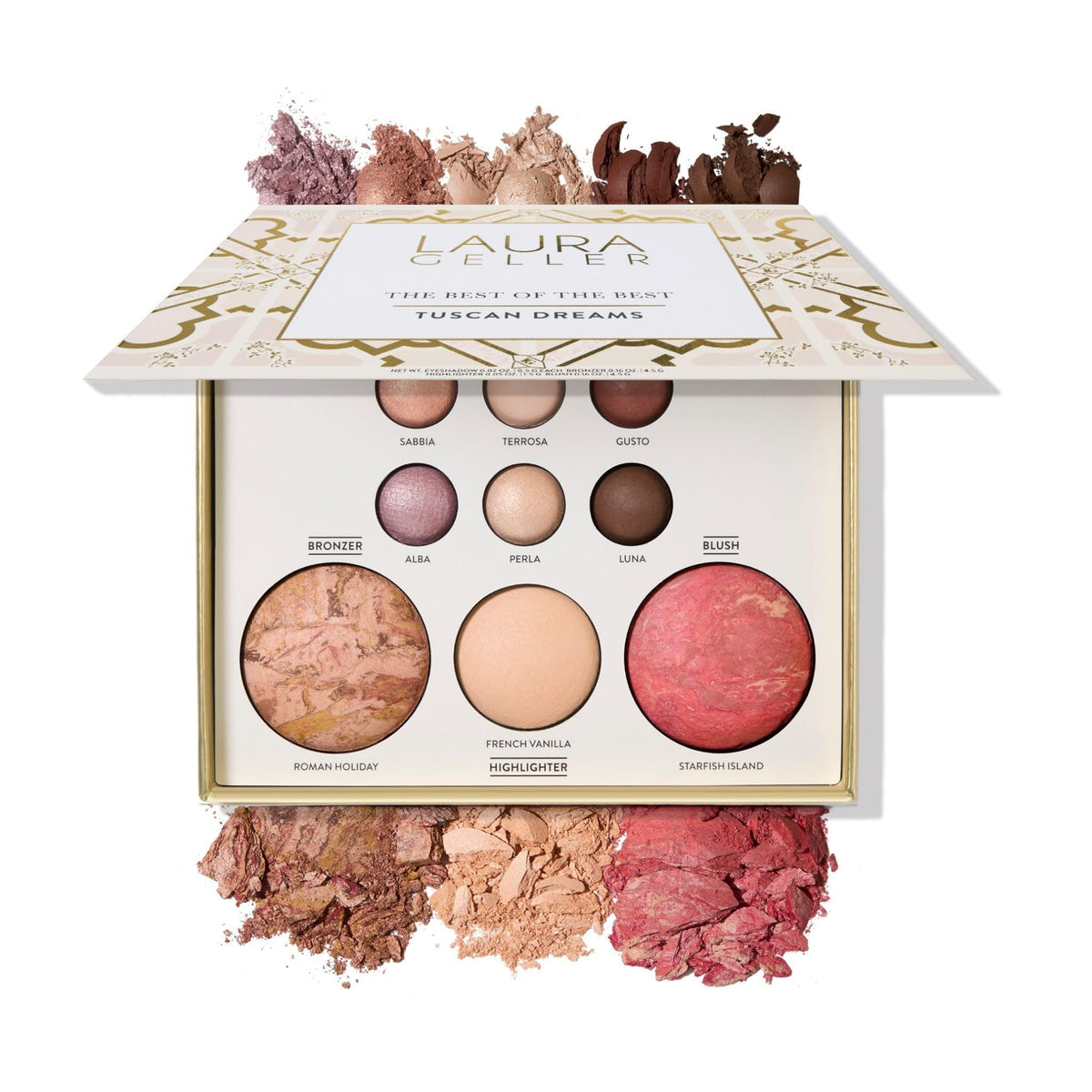 LAURA GELLER NEW YORK Tuscan Dreams sombras de ojos neutras para diario