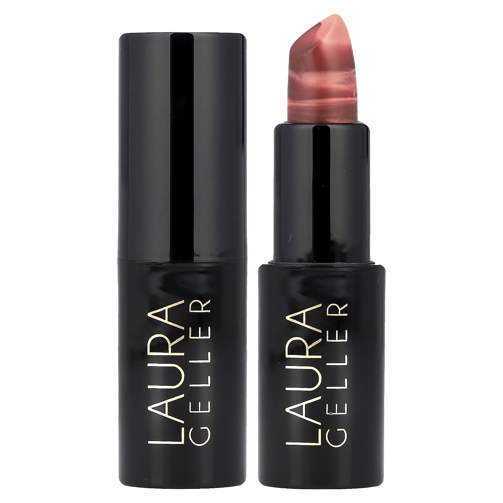 Laura Geller – rouge à lèvres marbre italien Honeybun, hydratation légère et couleur satinée