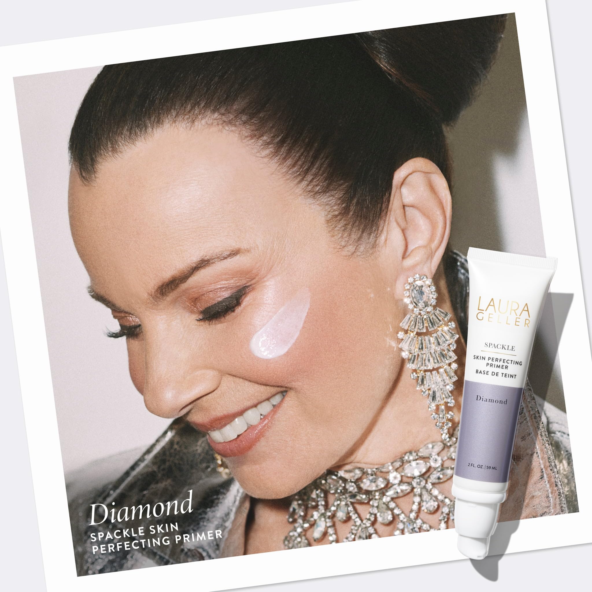 Aplicación ligera de Spackle Diamond Primer para brillo sutil y base suave