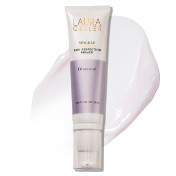 Laura Geller Spackle Diamond Primer ofrece brillo diamante y suaviza poros para un acabado luminoso
