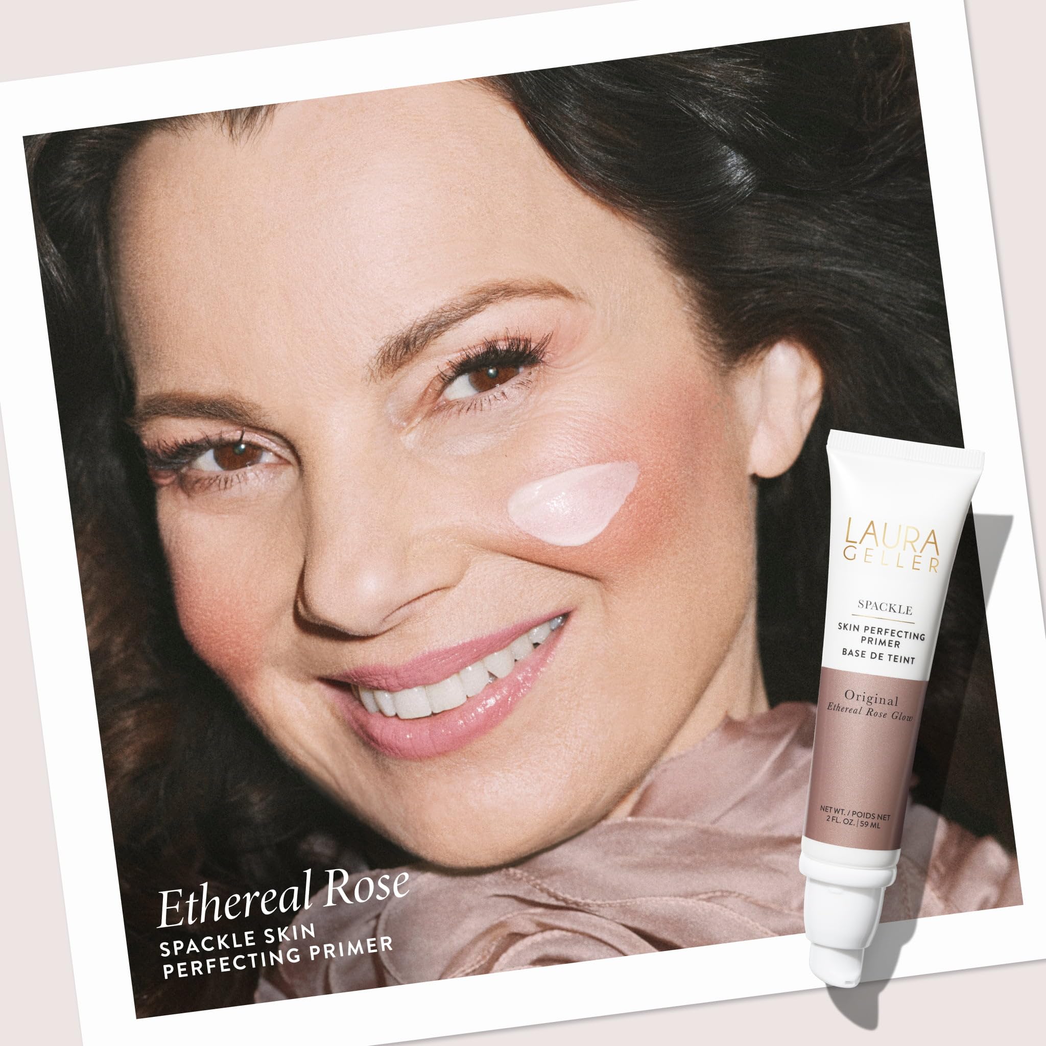 Laura Geller Spackle Primer: aplicación rápida con textura ligera para base duradera.