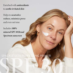 Laura Geller Spackle Primer Brillo perlado para un acabado luminoso.