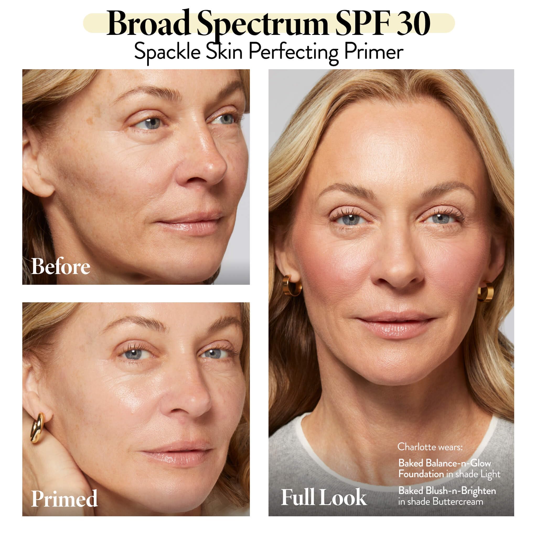 Laura Geller Spackle Primer Difuminado de poros para un rostro uniforme.