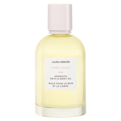 Laura Mercier aceite corporal aromático en botella, hidratación suave y lujo diario