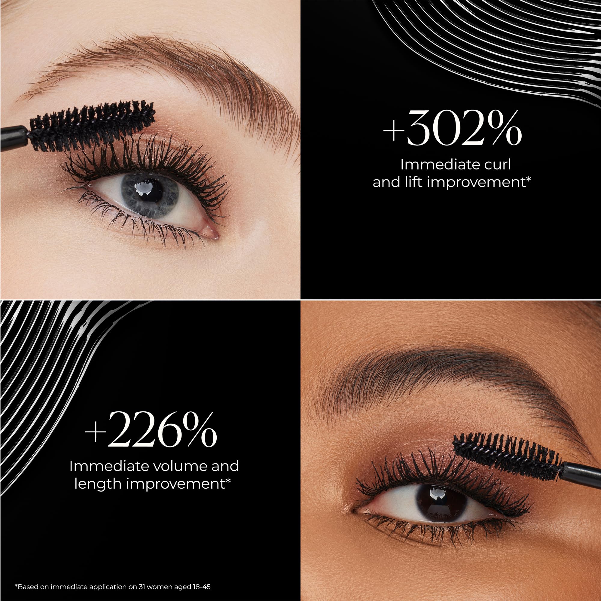 Laura Mercier Caviar Extravagant Mascara: acabado duradero de 24 horas para todo el día.