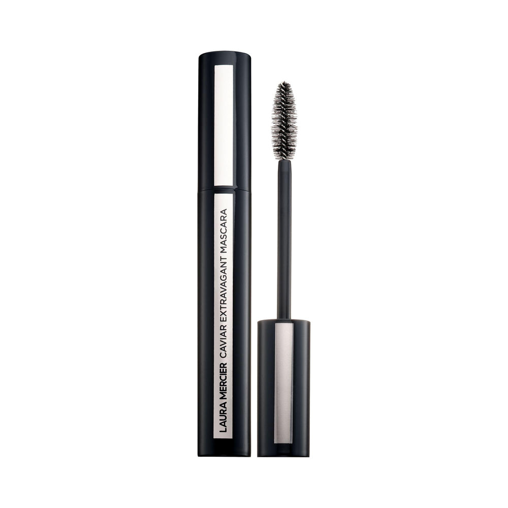 Laura Mercier Caviar Extravagant Mascara: envase exterior elegante para empezar tu rutina de maquillaje.