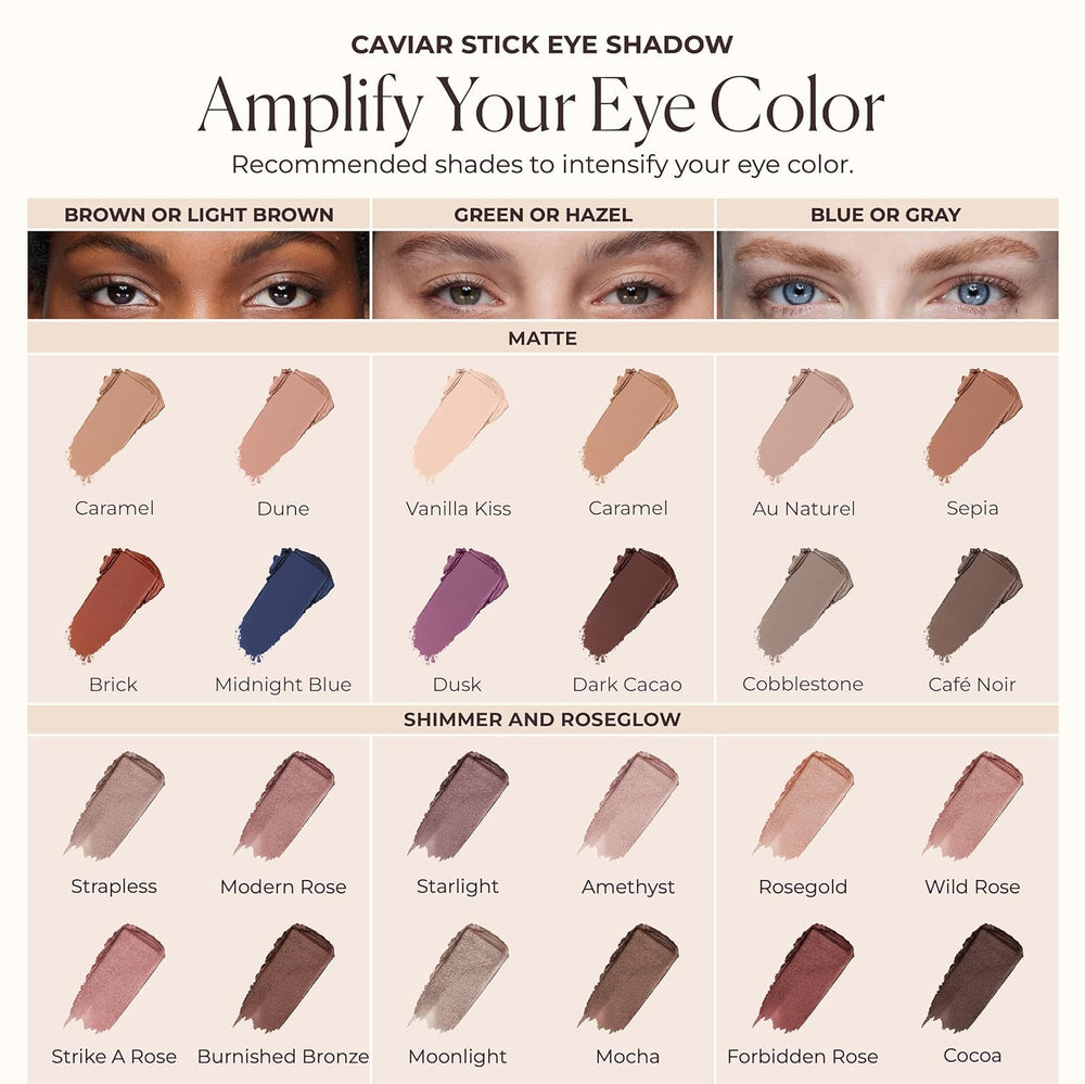 Laura Mercier Caviar Stick Utilisation rapide, gestes simples et résultats immédiats.