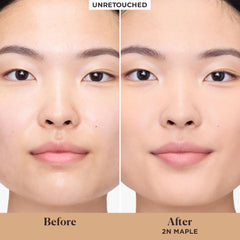 Laura Mercier Hidratante con Color tono 2N Maple muestra tono suave