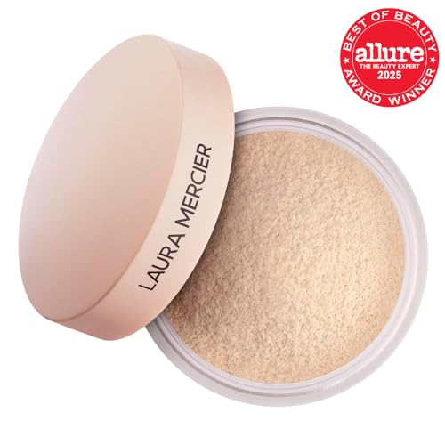 Laura Mercier polvo sin talco, hidrata con ácido hialurónico.
