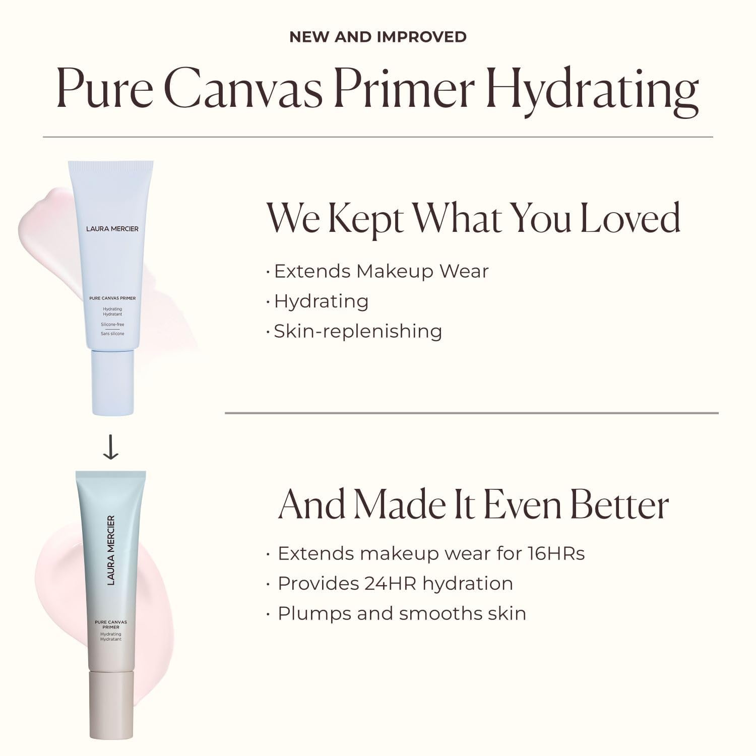 Laura Mercier, extractos de rosa para hidratar y suavizar.