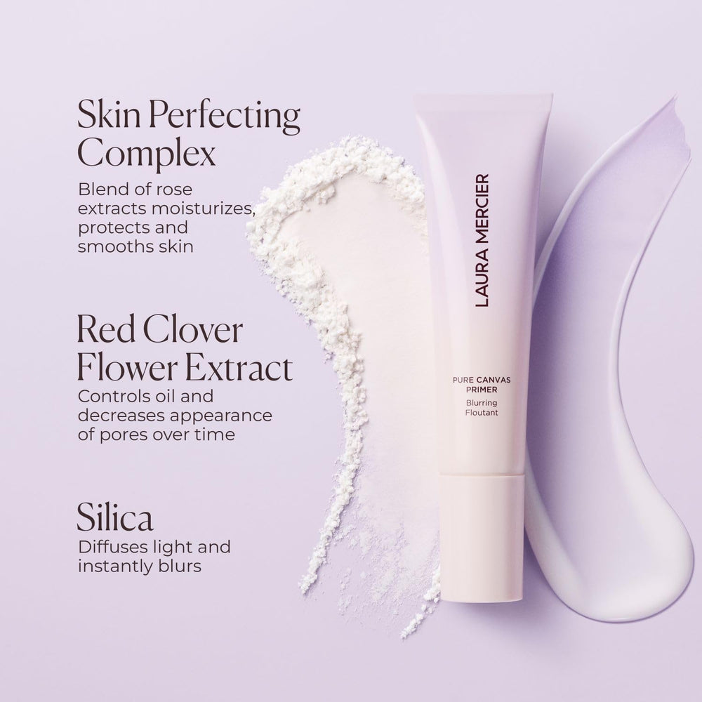 Laura Mercier Pure Canvas Primer difuminación de luz con sílice de varios tamaños