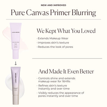 Laura Mercier Pure Canvas Primer textura ligera que se desliza con facilidad