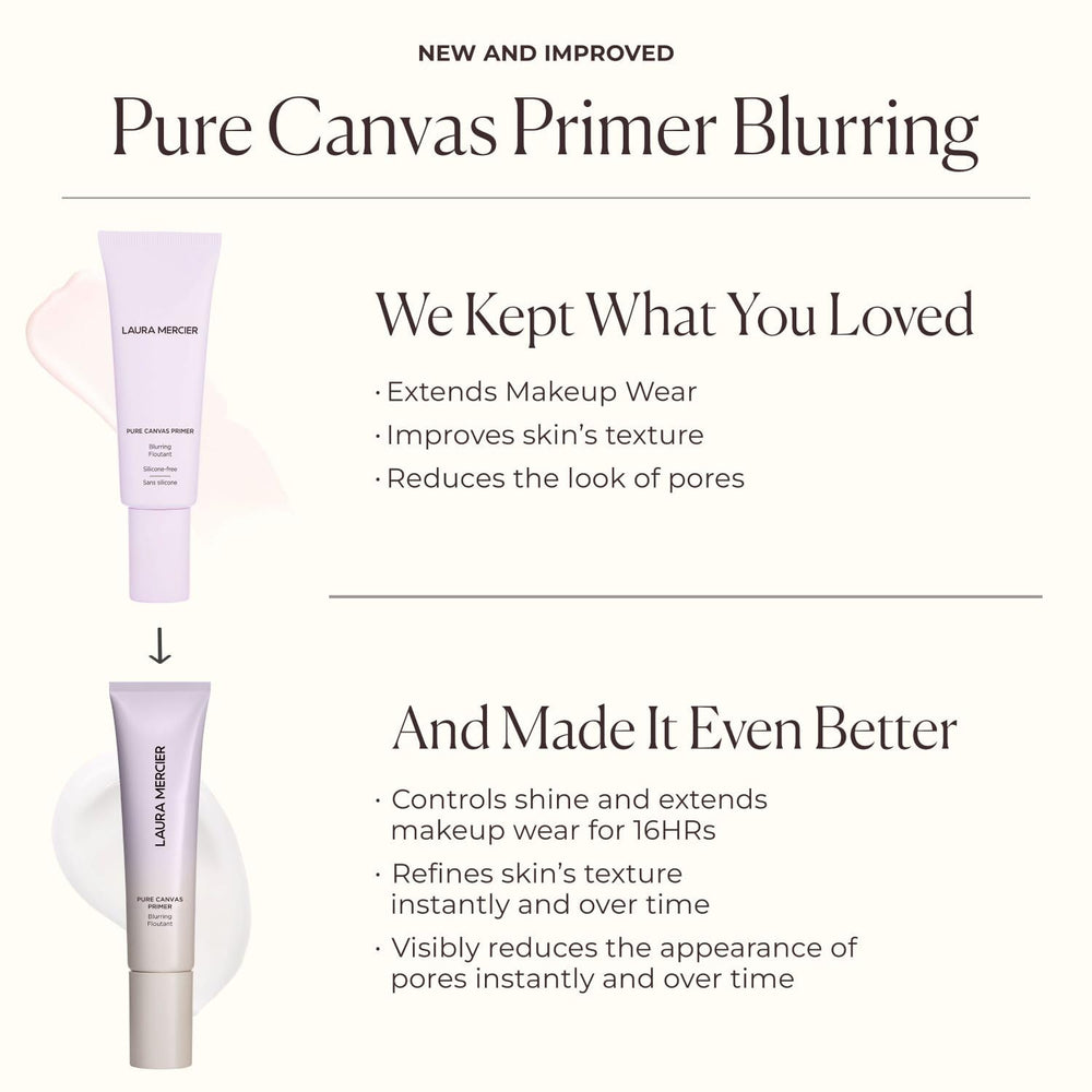 Laura Mercier Pure Canvas Primer textura ligera que se desliza con facilidad